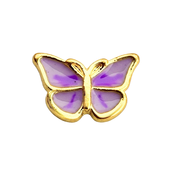 Charm - Borboleta Rosa Lilás