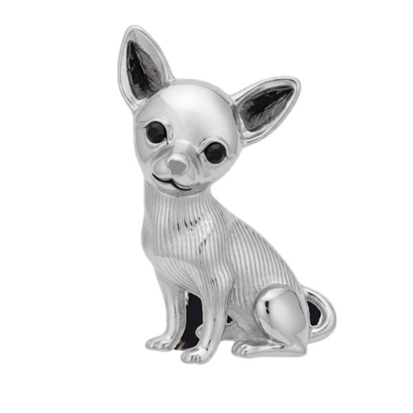 Charm - Pinscher ou Chiuaua Prata