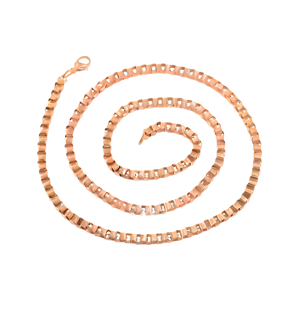 Corrente ELOS Rosê de 46 cm.