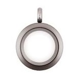 Medalhão Liso Prata - Pequeno (Brinde)