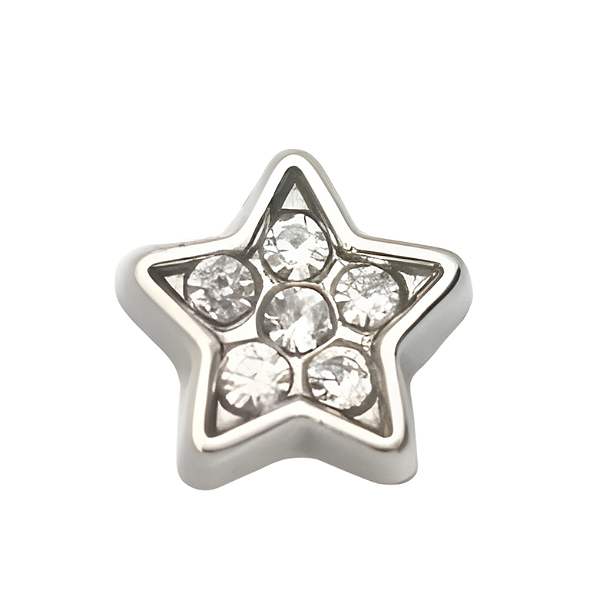 Charm - Estrela com cristais
