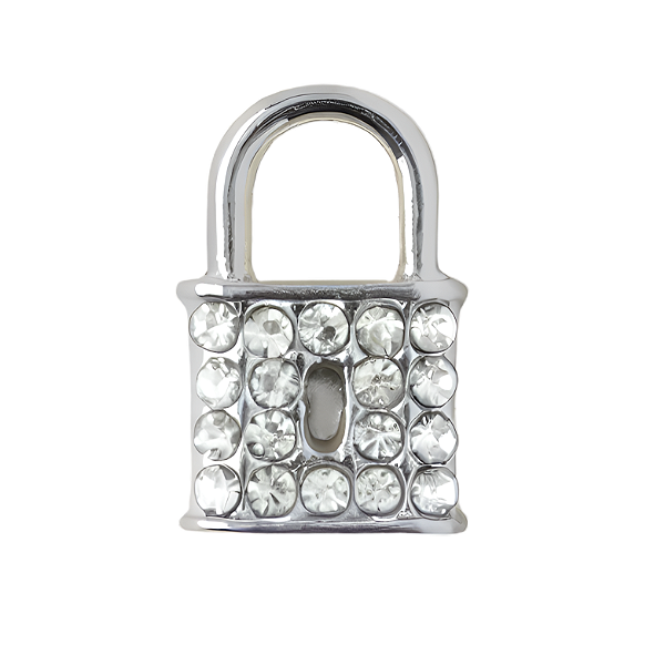 Charm - Cadeado prata Especial