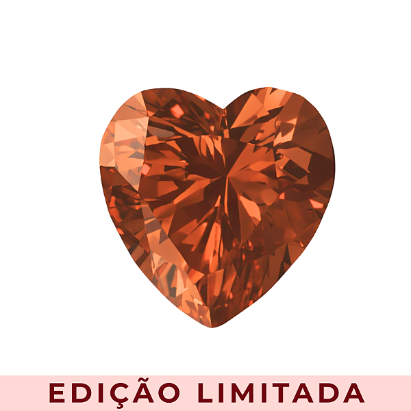 Charm - Cristal Coração Champagne