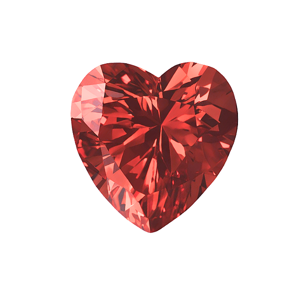 Charm - Cristal Coração Vermelho
