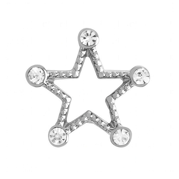Charm - Estrela Prata Especial