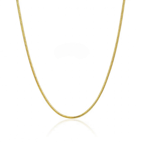 Corrente Lisa Dourada (45 cm)