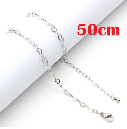 Corrente Coração 50 cm