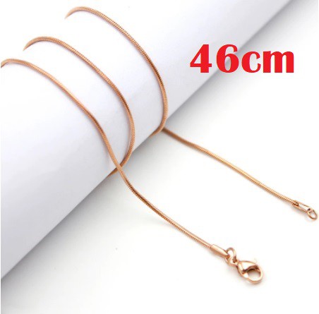 Corrente Lisa Rosê 46 cm