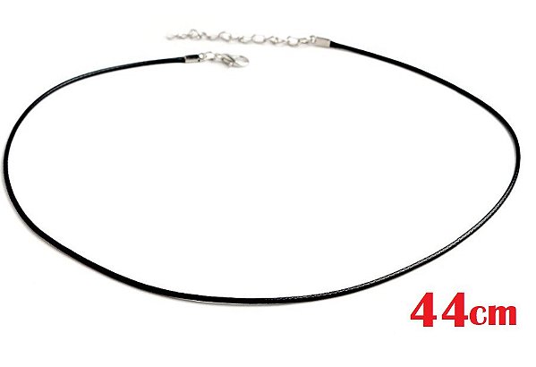 Corrente black de Couro Sintético 44 cm