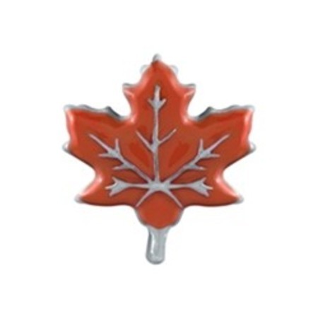 Charm - Folha Outono laranja