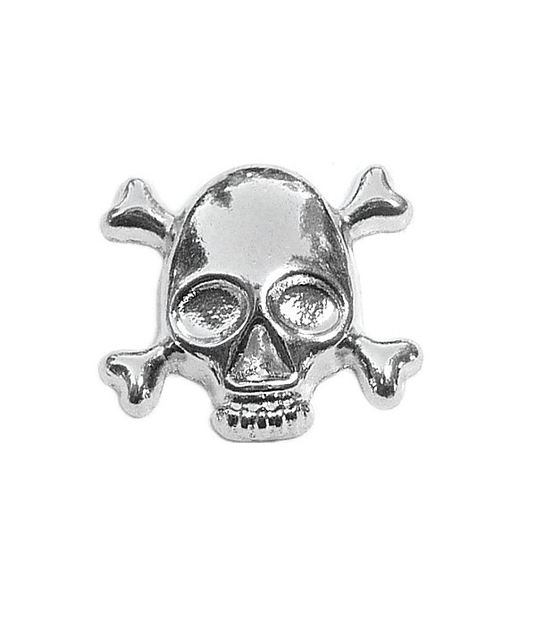 Charm - Caveira Prata