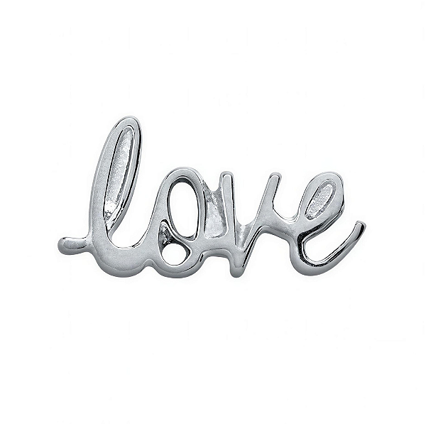 Charm - Love Desenhado Prata