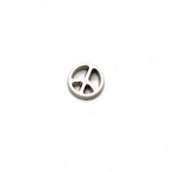 Charm - Símbolo da Paz Prateado