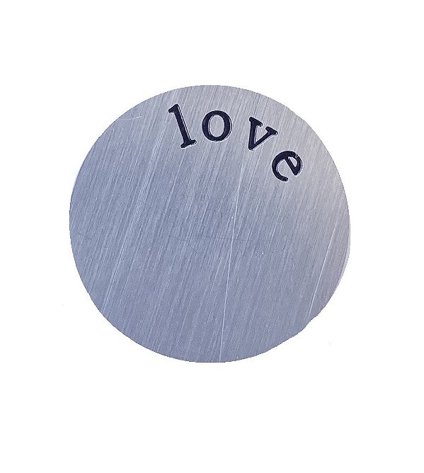 Moeda Love Prata (GRANDE)