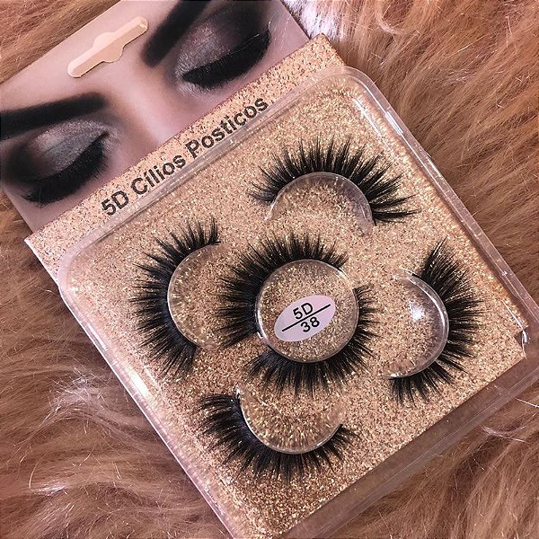 Cartela De Cílios Postiços 6D 38 - Amor Anjo