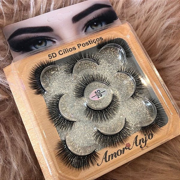 Cartela De Cílios Postiços 5D 29 - Amor Anjo