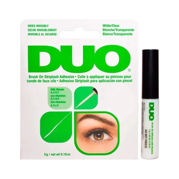 Cola Para Cílios Transparente Verde - Duo