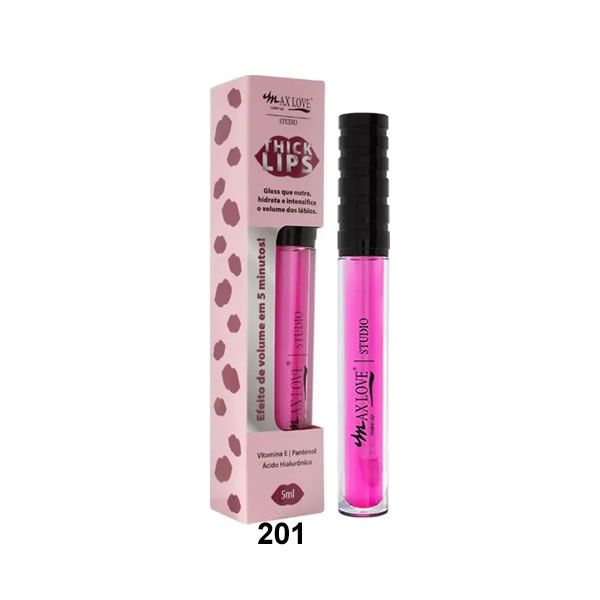 Gloss Thick Lips Cor 201 Volume - Max Love