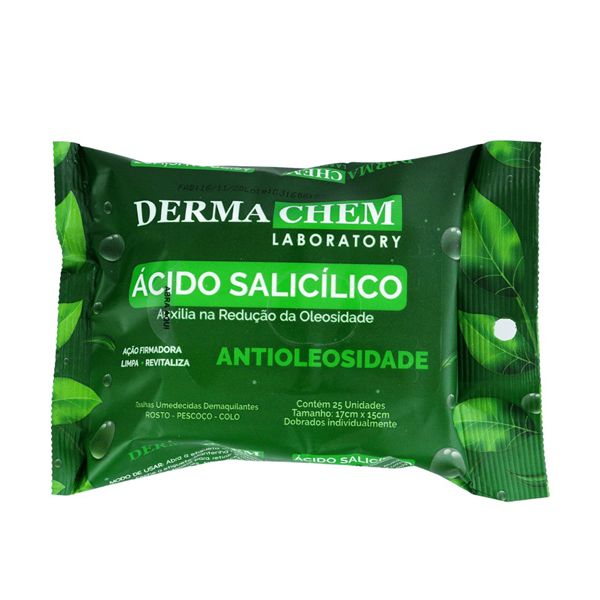 Lenço Demaquilante Ácido Salicílico - Dermachem