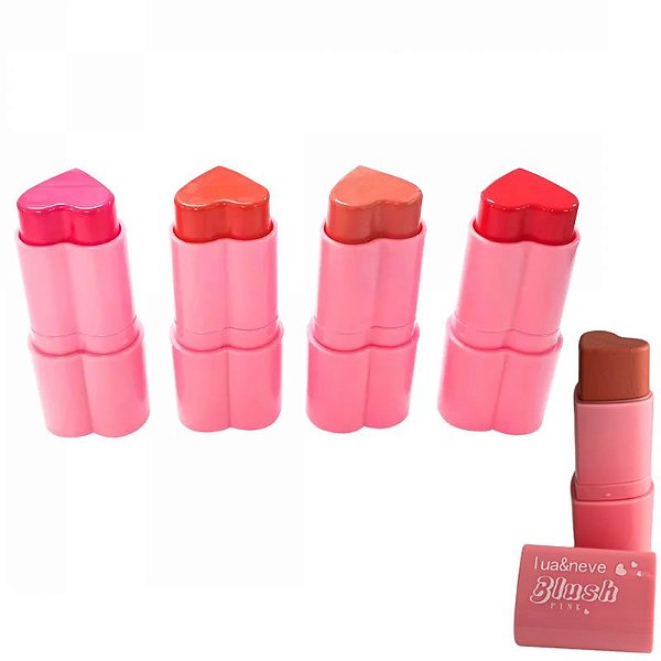 Blush Stick Pink Cremoso 6,8G - Lua & Neve