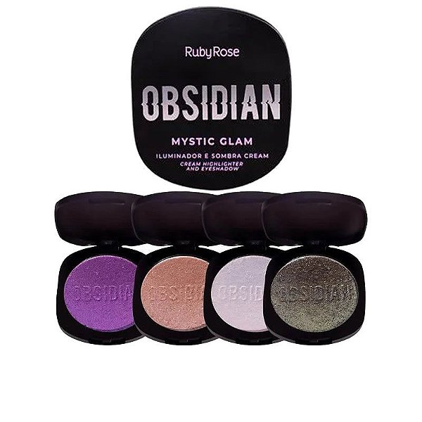 Iluminador E Sombra Cream Obsidian - Ruby Rose