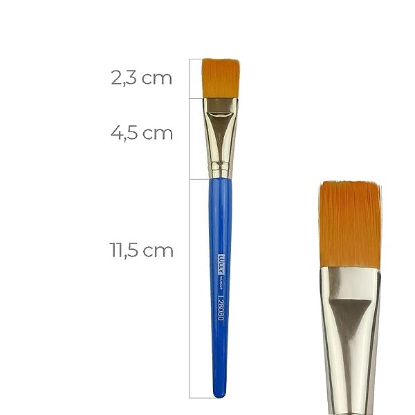 Pincel para Aplicação de Produtos Líquidos e Cremosos L28080 - Lully Makeup
