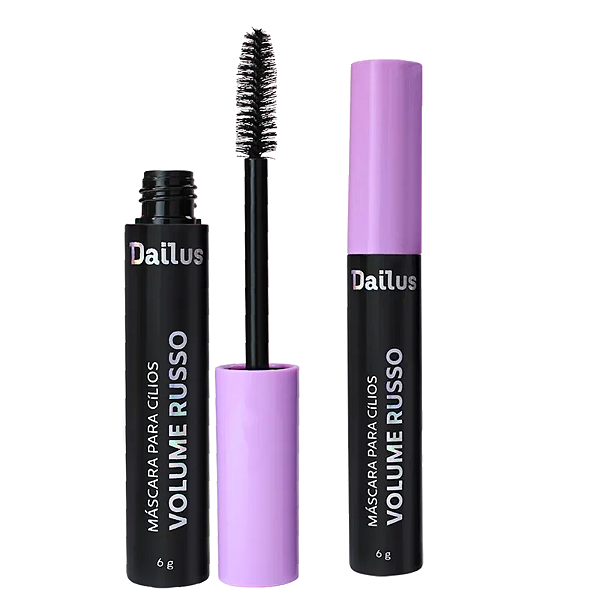 Mascara Para Cílios Volume Russo 6G - Dailus