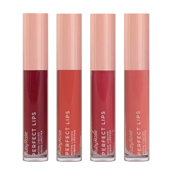 Batom Liquido Perfect Lips  4,8g - Ruby Rose