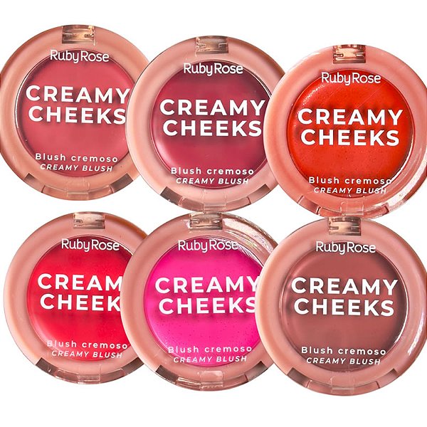 Blush Cremoso Creamy Cheecks Linha Rosa - Ruby Rose