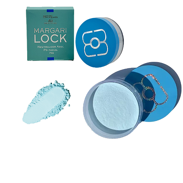 Pó Facial Neutralizer Azul Margarilock 15G - Maria Margarida
