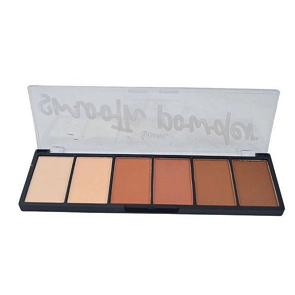 Paleta De Pó Compacto Smooth Powder - Luisance