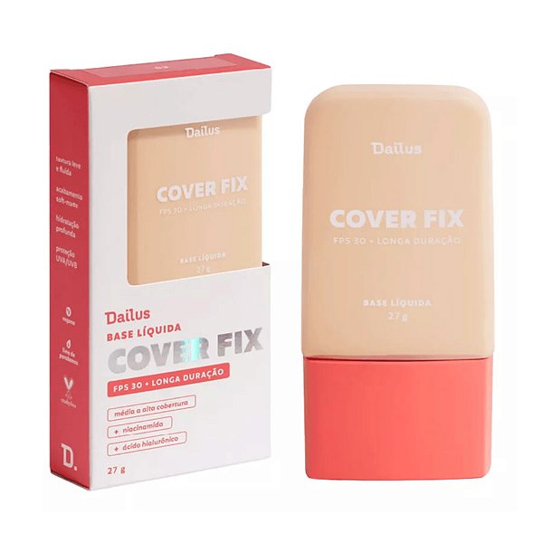 Base Líquida Cover Fix 27g - Dailus