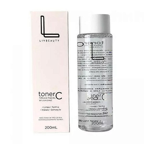 Tonico Facial Toner C 200 ML - Livia Diniz