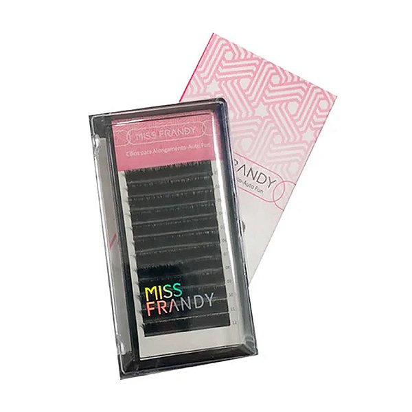 Cilios Para Alongamento Auto Fan 0,07D 12mm - Miss Frandy