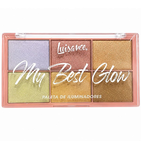 Paleta De Iluminador  My Best Glow - Luisance