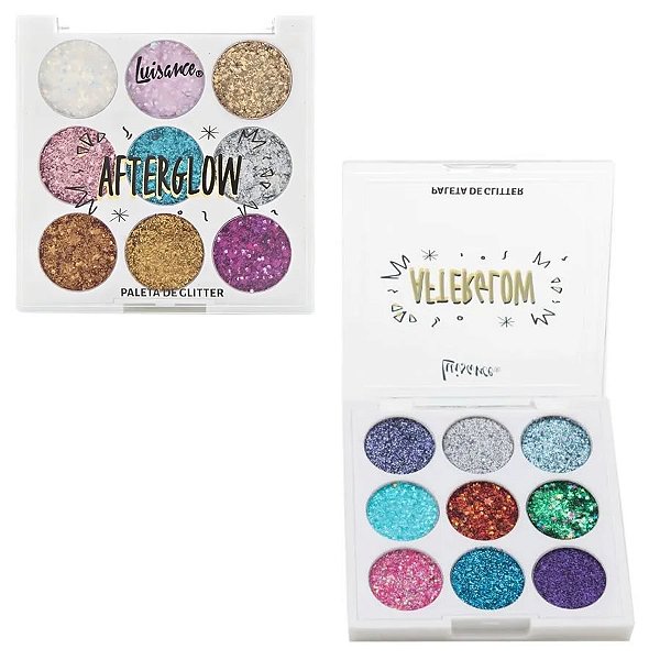 Paleta De Glitter Prensado Afterglow - Luisance