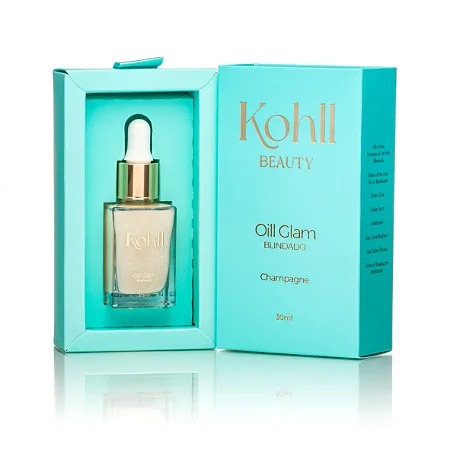 Oill Glam Blindado Champagne 30ML - Kohll Beauty
