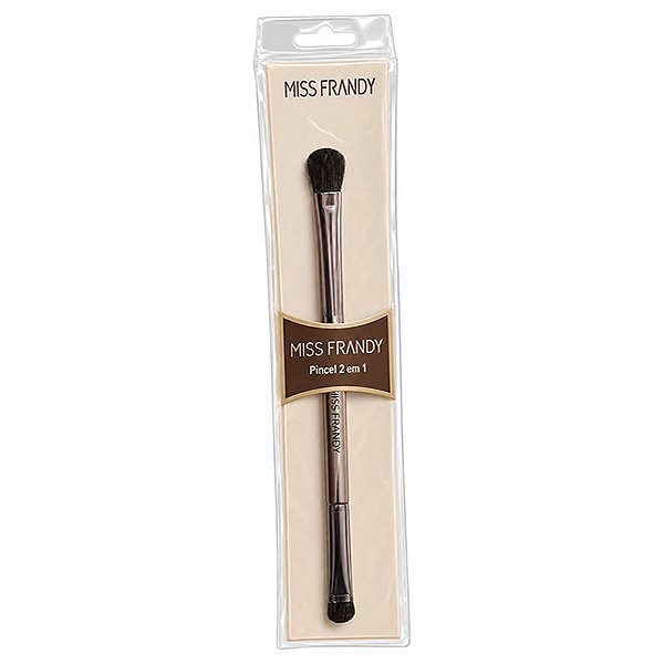 Pincel Duplo Para Sombra Linha Champanhe - Miss Frandy