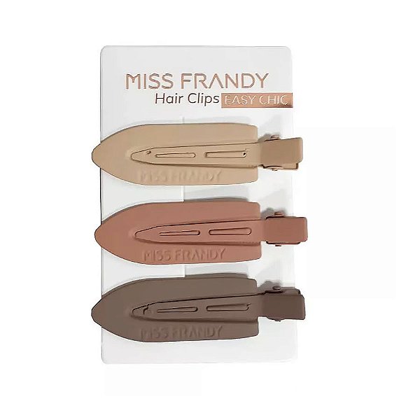 Kit Com 3 Presilhas Para Cabelo Easy Chic - Miss Frandy