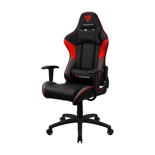 Cadeira Gamer Thunderx3 EC3 Vermelha Fibra de Carbono