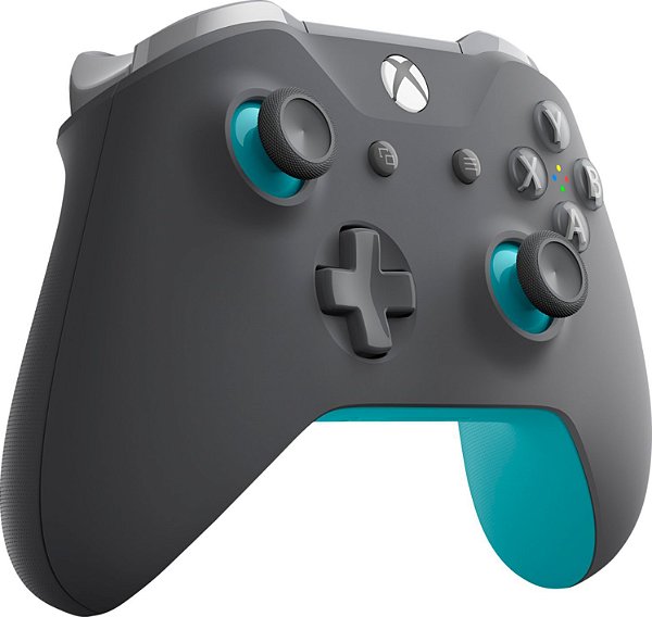 Controle Xbox One Grooby Bluetooth - Cinza e Azul - WL3-00105