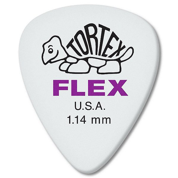 Palheta Dunlop 428-114 Tortex Flex Standard 1.14mm - Unidade