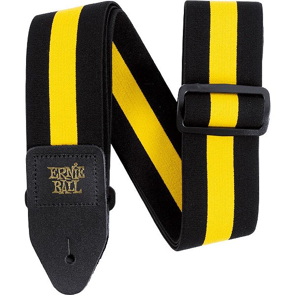 Correia Ernie Ball 5328 Comfort Stretch Racer Yellow Strap - Elástica