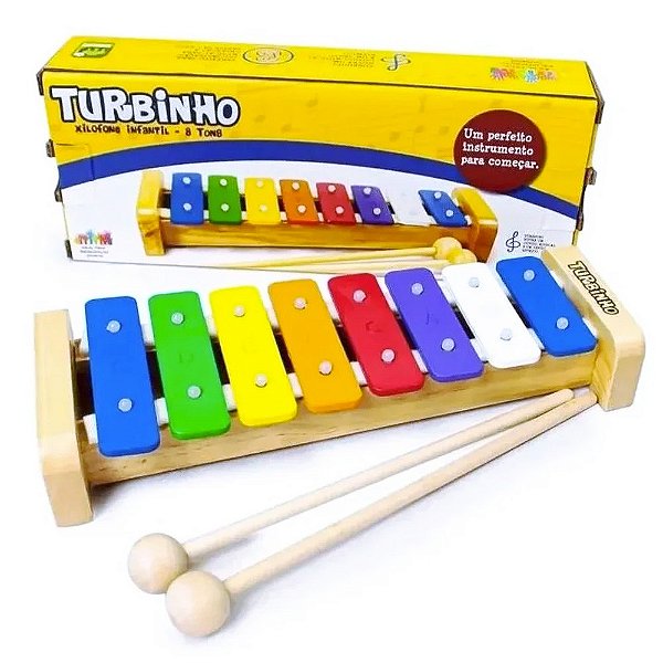 Xilofone Infantil 8 Tons Turbinho