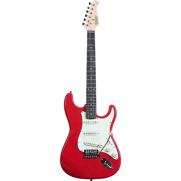 Guitarra Seizi Vintage Shinobi Fiesta Red c/ Bag