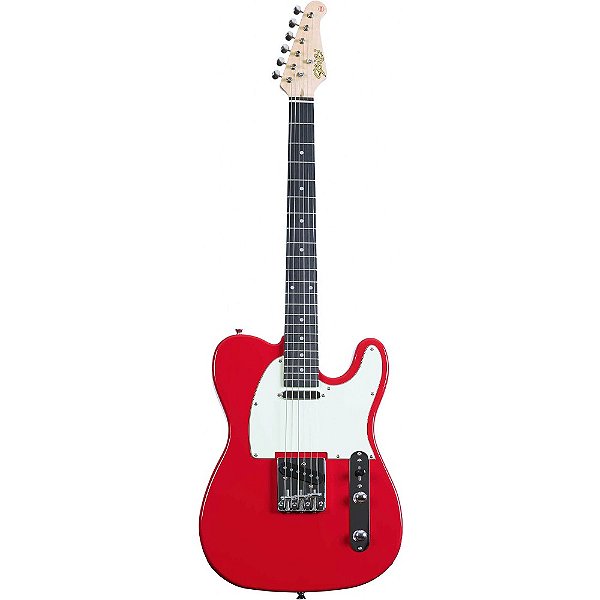 Guitarra Seizi Vintage Saitama Fiesta Red c/ Bag
