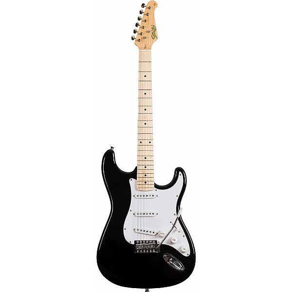 Guitarra Seizi Vintage Shinobi Black Maple c/ Bag