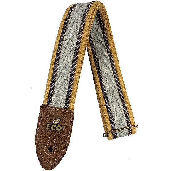 Correia Basso ECO THD 02 Brown Algodão Reciclável 5cm para Guitarra Baixo Violão