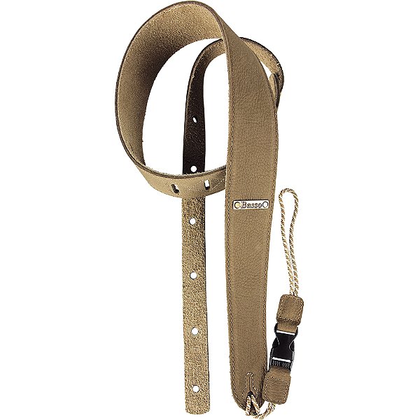 Correia Basso FZ 04 Floter Nobuck Bege Couro Legítimo 5,5cm para Violão