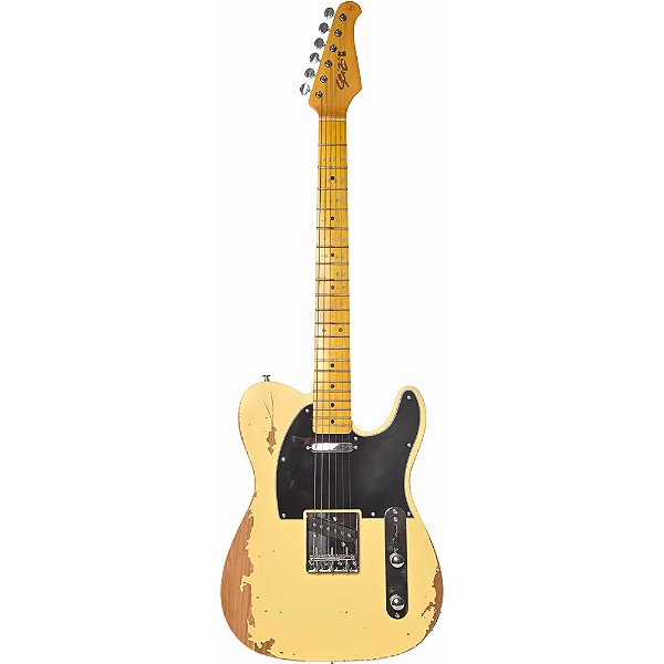 Guitarra Seizi Saitama Relic Alpine White c/ Case